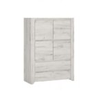 Komoda Angel TYP 33 dąb white craft  Meble Wójcik
