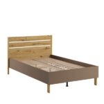Łóżko młodzieżowe LENNY LY-08 LY-10 dąb artisan/beż/truflowy Lenart