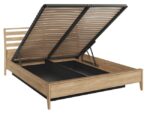 Łóżko COZY CZ-02 z pojemnikiem 160x200 180x200 - dąb olejowany  Lenart - obrazek 2