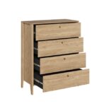 Komoda COZY CZ-03 4s - dąb olejowany  Lenart - obrazek 2