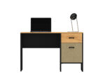Biurko Colt 07 dąb craft złoty + czarny + stal premium  ML MEBLE - obrazek 3