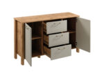 Komoda Indygo K2D3S dąb wotan/beige Gała Meble - obrazek 2