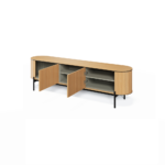 Komoda RTV ROTTO RT-06 2d 200 dąb vincenza/eukaliptus Lenart - obrazek 2