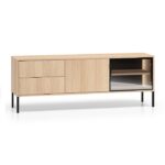 Szafka RTV Barnee 04-001 dąb Lindberg ML MEBLE